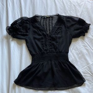 Guess jeans sheer top